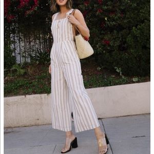 NWT Chriselle Lim x J.O.A. Wide leg jumpsuit